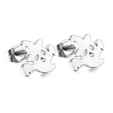 Halloween Earrings Set Ghost Pumpkin Bat Jewelry