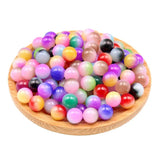 100-500Pcs 6-8mm Matte Acrylic Round Beads DIY Crafts Scrapbook Decoration