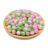100-500Pcs 6-8mm Matte Acrylic Round Beads DIY Crafts Scrapbook Decoration
