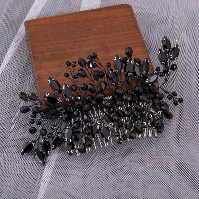 Baroque Crystal Hair Combs Vintage Hair Accessories