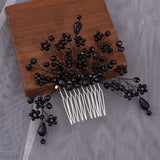 Baroque Crystal Hair Combs Vintage Hair Accessories