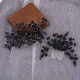 Baroque Crystal Hair Combs Vintage Hair Accessories