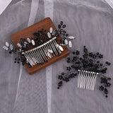 Baroque Crystal Hair Combs Vintage Hair Accessories