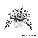 Baroque Crystal Hair Combs Vintage Hair Accessories