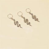 Vintage Snake Pendants Hairpins for Women Girls Hair Clips Ring Retro Charm