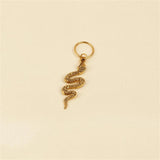Vintage Snake Pendants Hairpins for Women Girls Hair Clips Ring Retro Charm