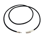 Brown Leather Chokers Necklaces Stainless Steel Clasp Gift
