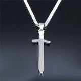 Viking Sword Pendant Necklace Classic Gothic Necklaces