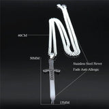 Viking Sword Pendant Necklace Classic Gothic Necklaces