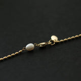 316L Stainless Steel Rice Pearls Necklace For Women