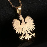 Poland Eagle Pendant Necklace for Women