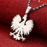 Poland Eagle Pendant Necklace for Women