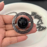Purple Saturn Necklace for Women Jewelry Party