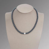 Magnetic Hematite Pearl Necklace Choker for Women