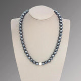 Magnetic Hematite Pearl Necklace Choker for Women