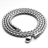Men's Stainless Steel Cuban Link Chain Necklace Lobster Clasp