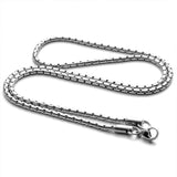 Men's Stainless Steel Cuban Link Chain Necklace Lobster Clasp