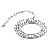 Men's Stainless Steel Cuban Link Chain Necklace Lobster Clasp