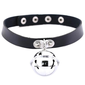 Goth Women Choker Collar Punk Necklaces Pu Leather Gothic Rivets Cross Chains