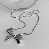 Sweet Big Bowknot Clavicle Chain Necklace