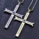 One Piece Dracule Mihawk Cross Sword Necklace Retro Pendant Choker