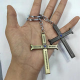 One Piece Dracule Mihawk Cross Sword Necklace Retro Pendant Choker