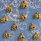 Personalized Year Number Necklaces for Women - 1991-1999 Birthday Gift