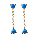925 Sterling Silver Opal Earrings Set for Women
