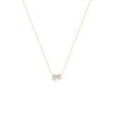 Korea 14K Plating Round Pendant Necklace Sexy Women Clavicle Necklace