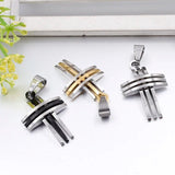 Mini Cross Pendant Necklace Accessory