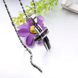 Mini Cross Pendant Necklace Accessory
