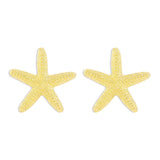 Metal Starfish Earrings & Necklace Set for Women