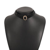 Multi-Layer Pearl Necklace Punk Ladies Wedding Charm Jewelry