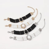 Multi-Layer Pearl Necklace Punk Ladies Wedding Charm Jewelry