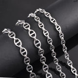 6mm 8mm Stainless Steel Chain Necklace Hip Hop Punk Jewelry