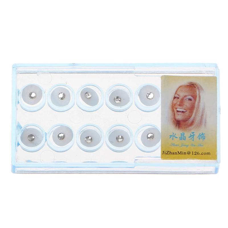 Tooth Jewelry Gems Kit Dental Accessories 10pcs Tooth Crystal Ornaments
