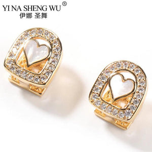 Single Heart Teeth Grillz For Unisex Hip Hop Dental Grills