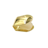 Golden Dental Grill Party Accessory Bottom Cross Tooth Grill Cap