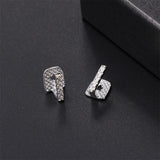 Hip Hop Iced CapsTeeth Grillz Micro Pave Top & Bottom Charm Grills