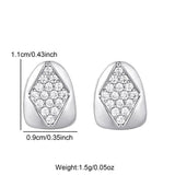Hip Hop Iced Bling Teeth Grillz Micro Pave Top & Bottom Grills