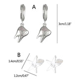 Tooth Leverback Earrings Dental Hygienist Dentist Gift