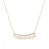Light Natural Pearl 925 Silver Lady Single Article Necklace