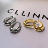 CELI French Vintage Earrings 18K Plated