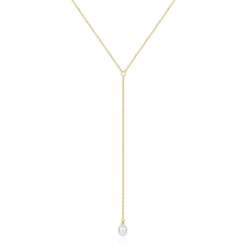 925 Silver Pearl Clavicle Necklace Charms Chokers Wedding Jewelry