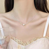 Natural Freshwater Pearl Choker Necklace Women Snake Chains No Fade