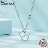 925 Sterling Silver Cat Pendant Necklace for Women SCN188