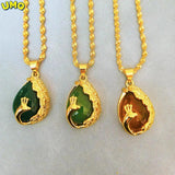 24k 999 Pure Gold Necklace Solid Collarbone Chain Jewelry