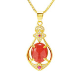 24k 999 Pure Gold Necklace Solid Collarbone Chain Jewelry