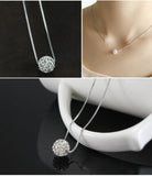 925 Silver Shambhala Short Chain Necklace for Women