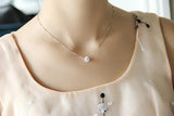 925 Silver Shambhala Short Chain Necklace for Women